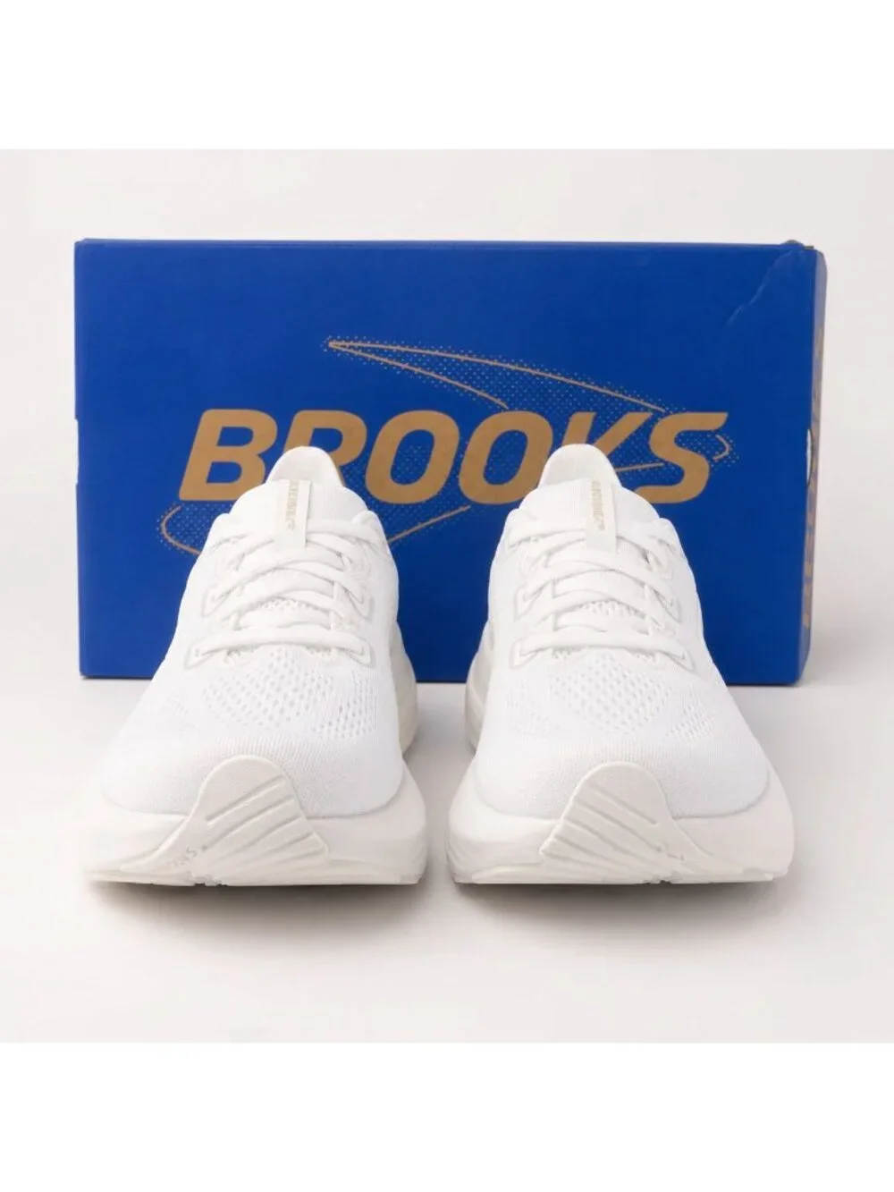 Brooks Glycerin GTS 22 Supportive Women 10.5 White GuideRail Road Running Shoes